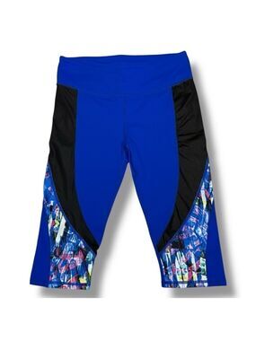 Fabletics Women’s Navassa Crop Leggings Blue Size Small
